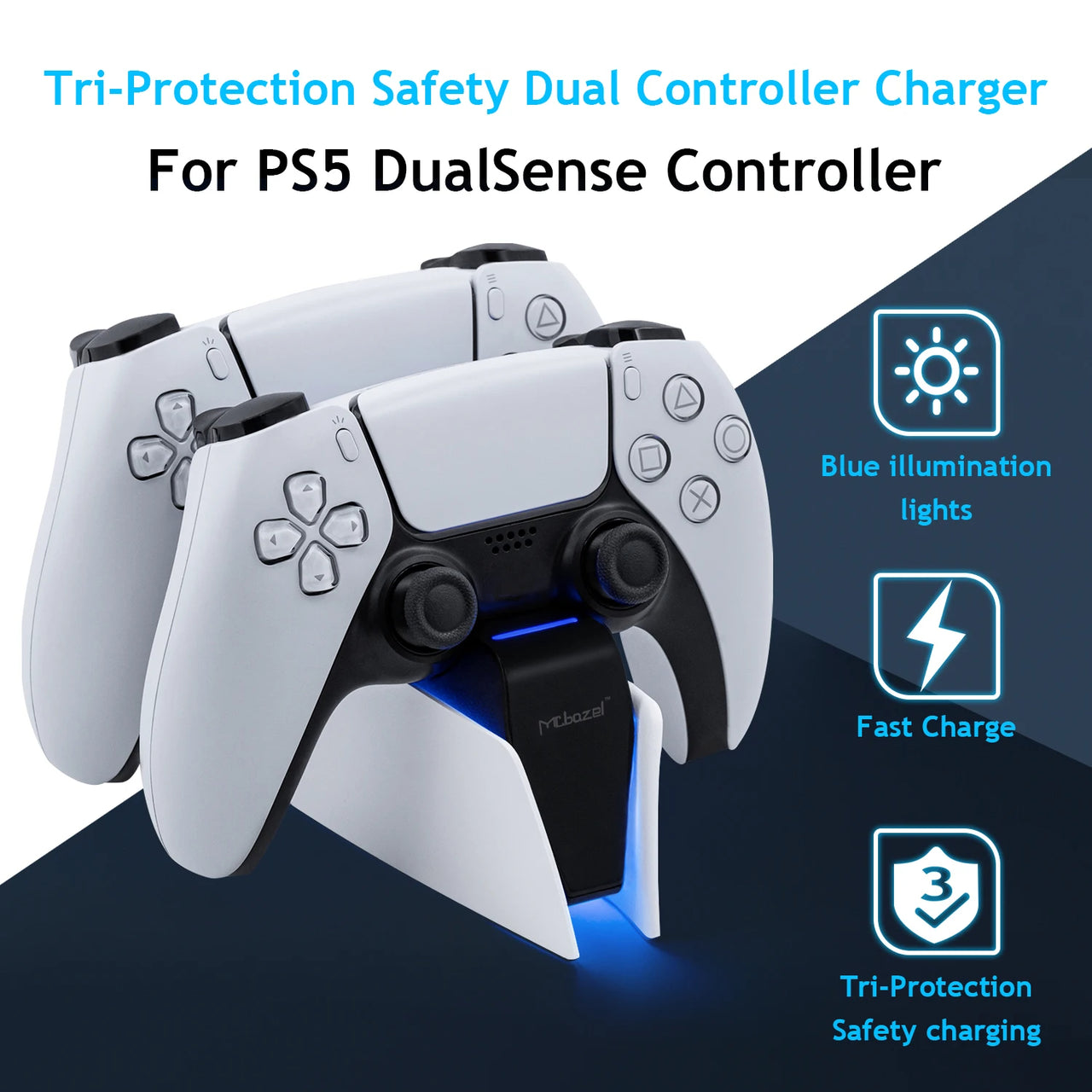 PS5 Controller Charging Docking Station – The Ultimate PS5 Controller Charger & Dock Combo (controllers not included)
