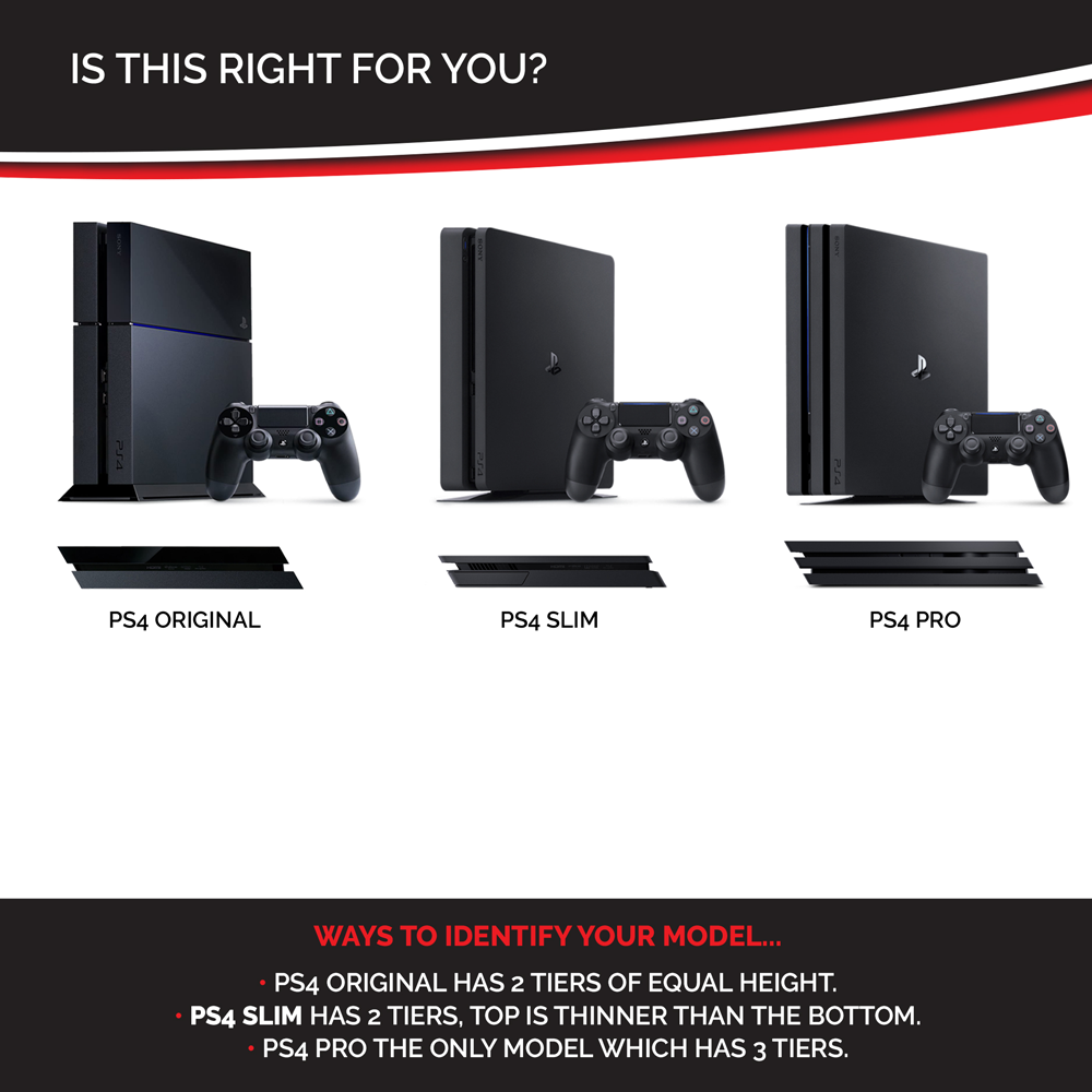 Mount　Precision-Crafted　Gaming　Made　Wall　Version!　Elegant:　PS4　Dynas　Slim　–　Ltd