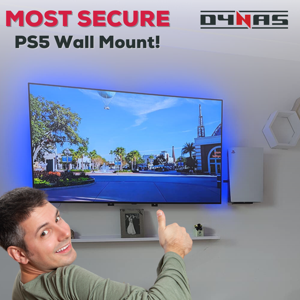 wall mounted ps5 console